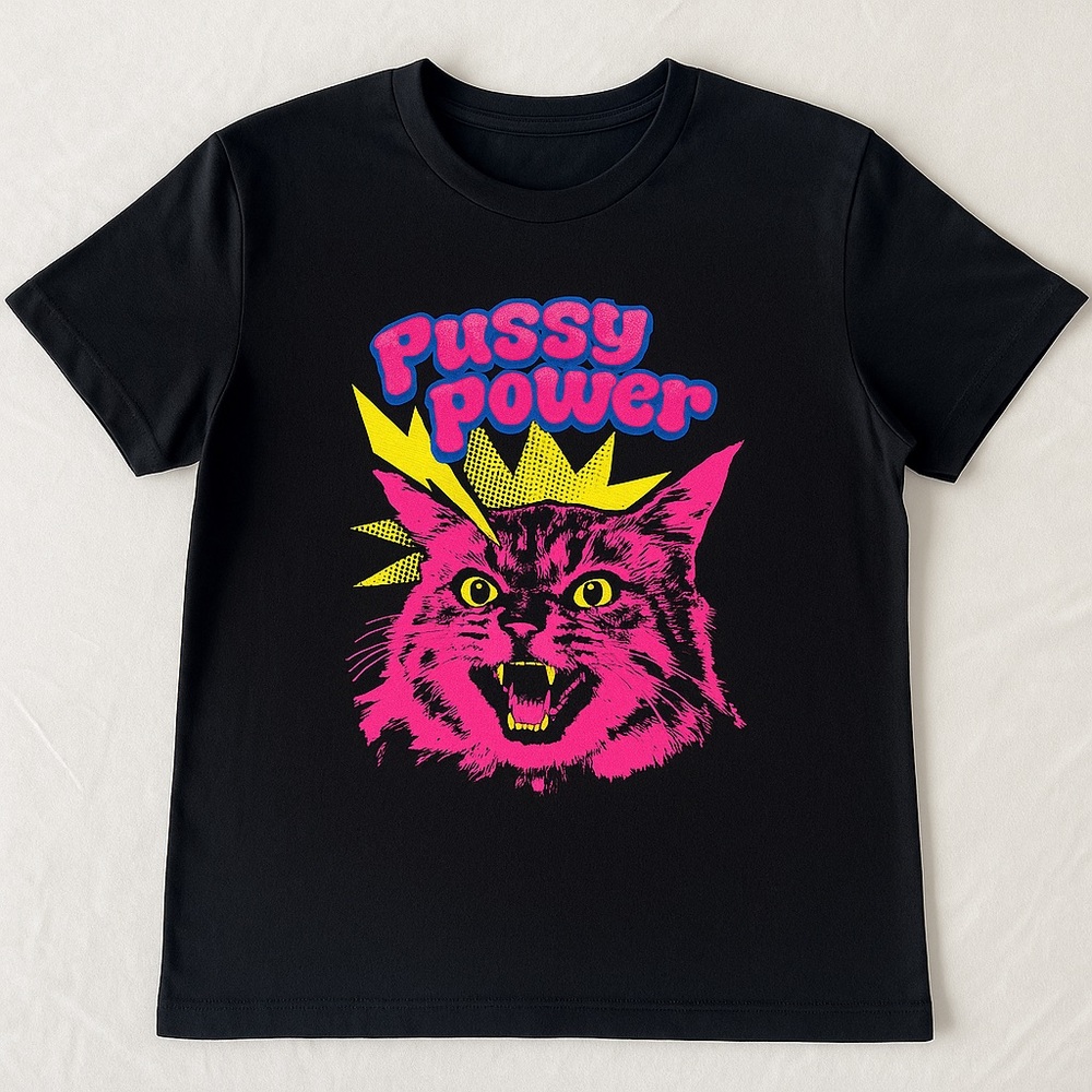 Black Cat Graphic T-Shirt